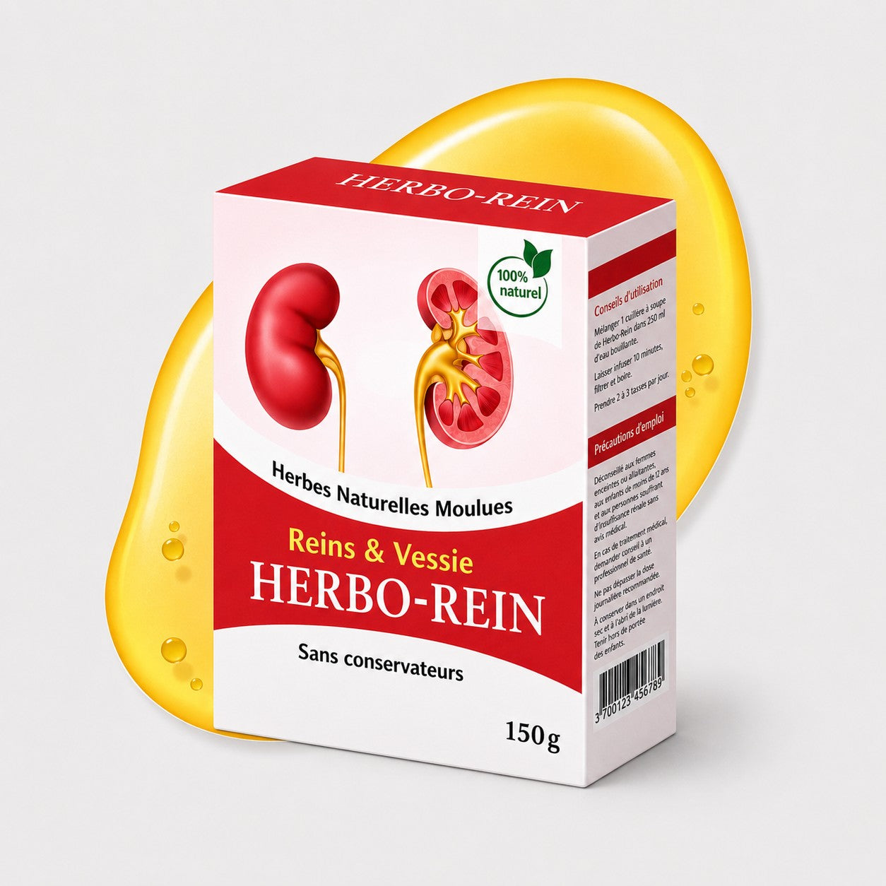 HERBO-REIN™ | NETTOIE LES REINS ET LA VESSIE, FAVORISE UN MEILLEUR EQUILIBRE INTERNE ET RAVIVE LA VITALITE MASCULINE.